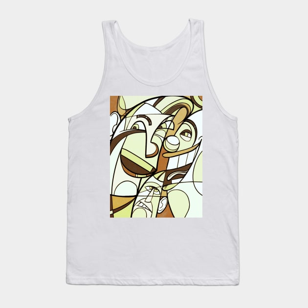 portrait cubism Tank Top by MGphotoart